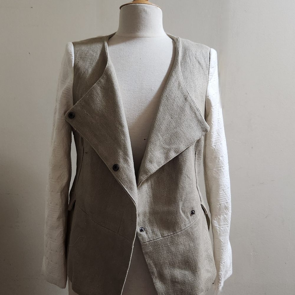 Kenar Jacket with Waterfall Lapel